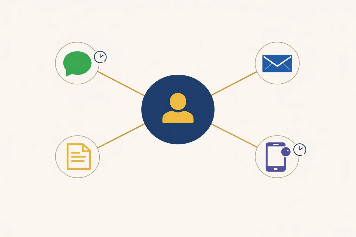 Laser247 customer support channels connected to a user account